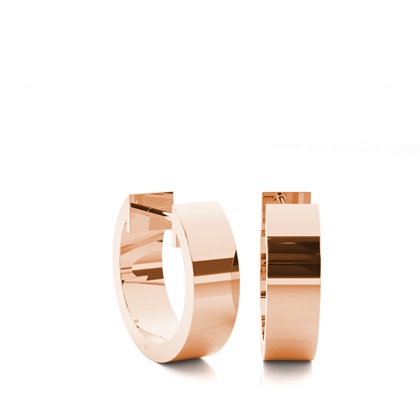 Rotgold Ohrringe Mit Diamanten