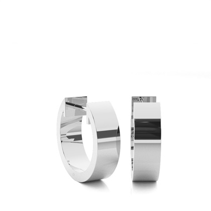 Silver Diamond Earrings