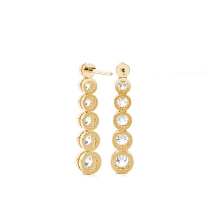 Gelbgold Diamant Ohrringe
