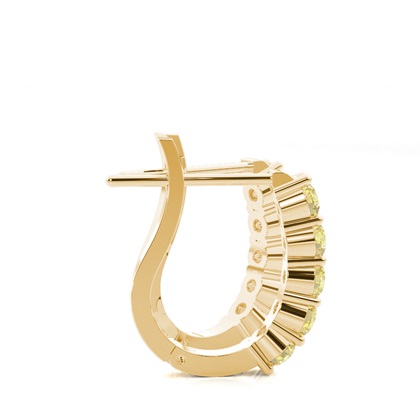 Yellow Gold Yellow Diamond Earrings
