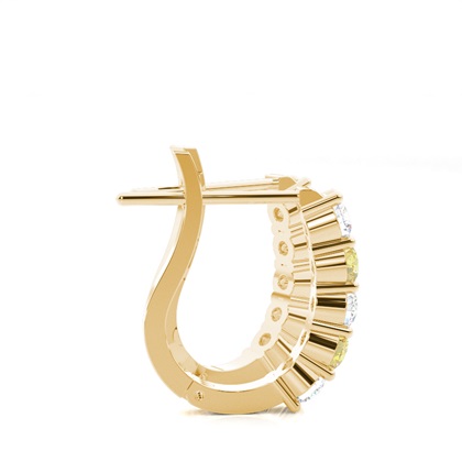 Yellow Gold Yellow Diamond Earrings