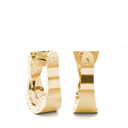 Yellow Gold Earrings