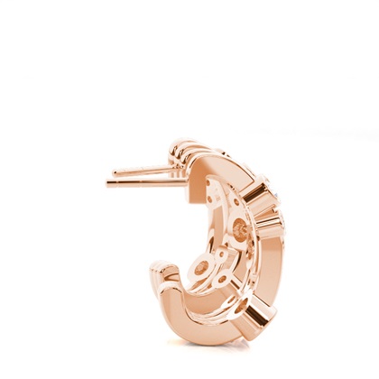 Mehrfachdiamant Ohrringe in einer Krappenfassung