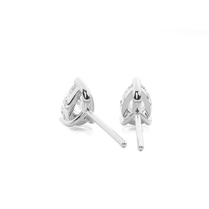 Pear Cut Diamond Earrings