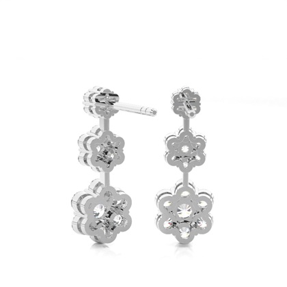 Diamond Journey Style Stud Earring