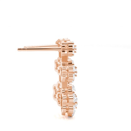 Diamant Reise Stil Ohrstecker