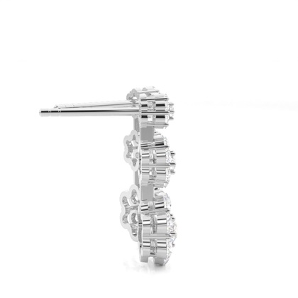 Diamant Reise Stil Ohrstecker