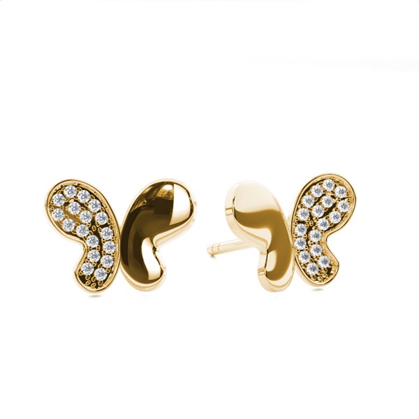 Designer Stud Diamond Earrings
