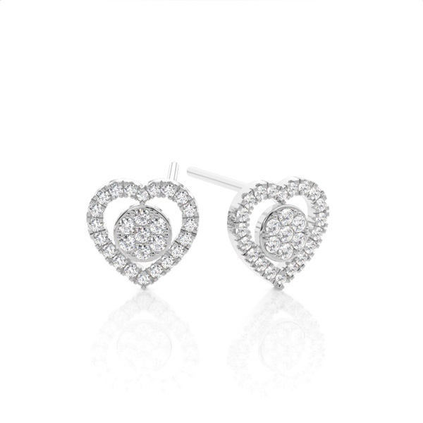 Halo Cluster Diamond Earring