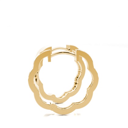 Yellow Gold Lab Grown Diamond Earrings