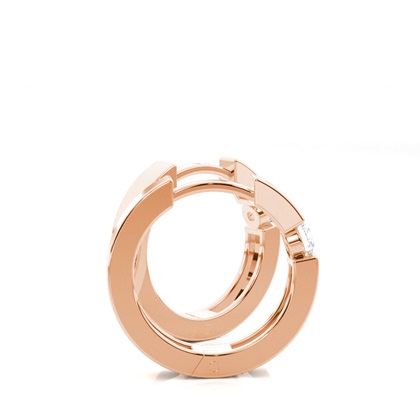 Rotgold Creolen Ohrringe