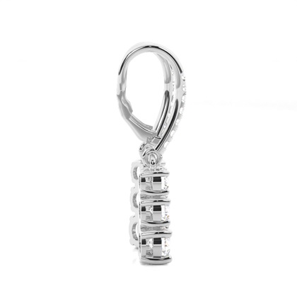 Round Diamond 4 Prong stud Earrings