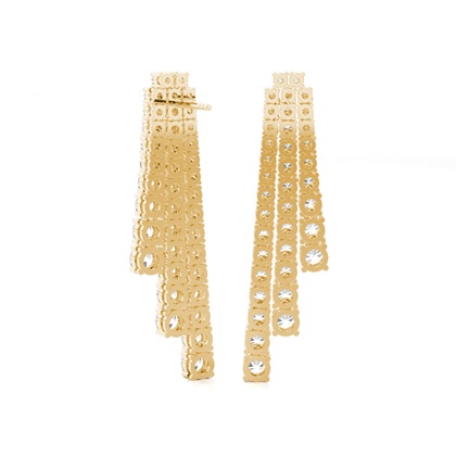 Gelbgold Diamant Ohrringe