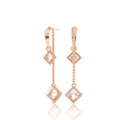 Princess Designer diamantörhängen