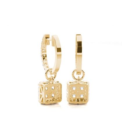 Gelbgold Diamant Ohrringe