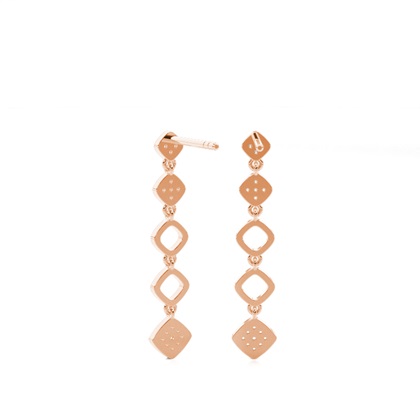 Boucle d’oreille or rose Ddiamant