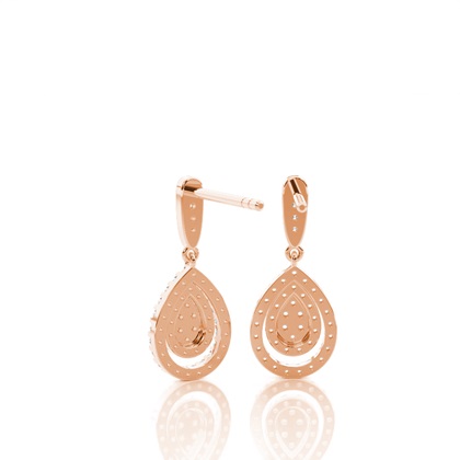 Briljant Cluster Diamanten Designer Oorbellen