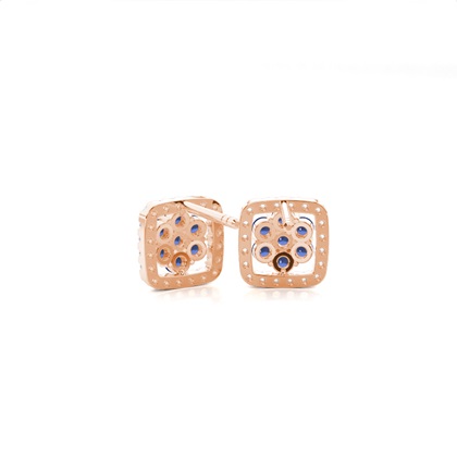 Rotgold Ohrringe Mit Diamanten