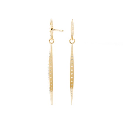 Gelbgold Diamant Ohrringe
