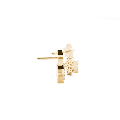 Yellow Gold Women's Earrings Diamond