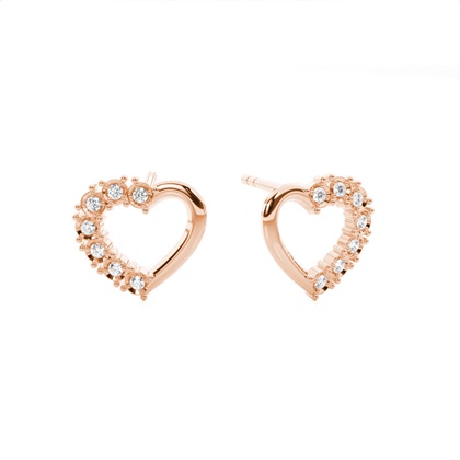Rose Gold Diamond Earrings