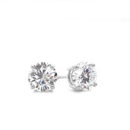 White Gold Diamond Earrings