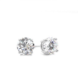 0.30ct Round Diamond Stud Earrings