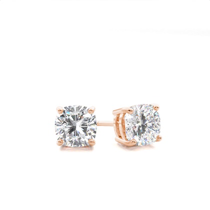 Cushion Cut Diamond Earrings
