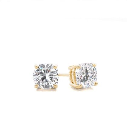 Cushion Cut Diamond Earrings