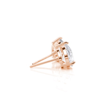 Pear Moissanite Diamond Earrings Diamond