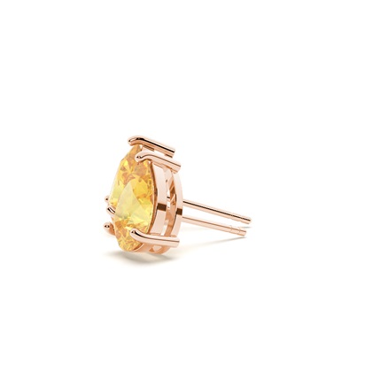 Gelbe Diamantohrstecker