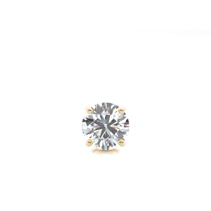 4 Prong Setting Diamond Men's Single Earring