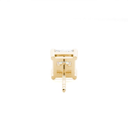 4-Krappen-Fassung Diamond Men's Single Ohrring