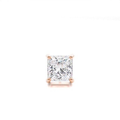 4 Prong Setting Diamond Men's Single Earring