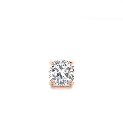4 Prong Setting Diamond Men's Single Earring