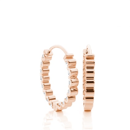 Rose Gold Earrings