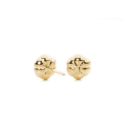 Yellow Gold Diamond Earrings