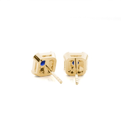Yellow Gold Diamond Earrings
