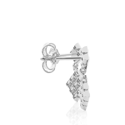 Prinzessin Diamant-Tropfenohrringe in voller Zargenfassung