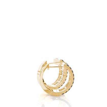 Yellow Gold Women's Earrings Diamond