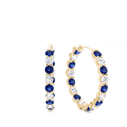 Round Diamond Earrings
