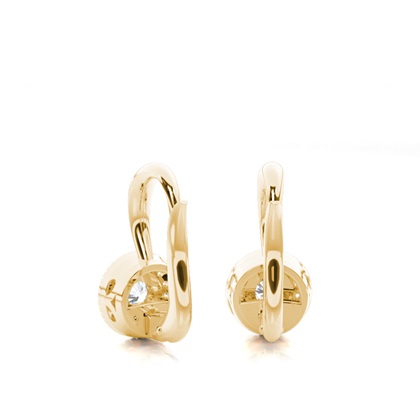 Gelbgold Diamant Ohrringe