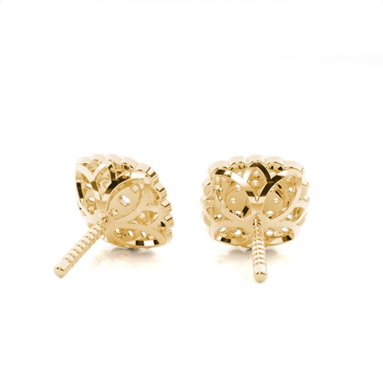 Gelbgold Diamant Ohrringe