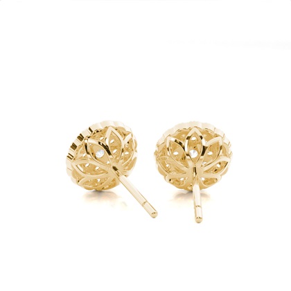 Gelbgold Diamant Ohrringe