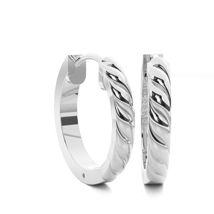 White Gold Diamond Earrings