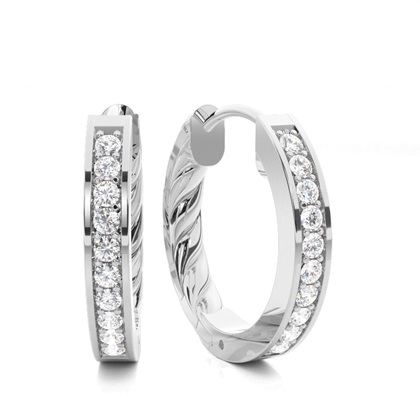 Platinum Diamond Earrings