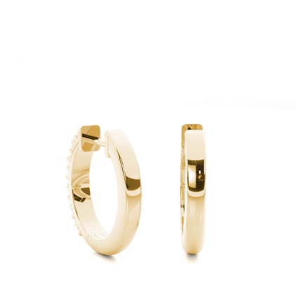 Yellow Gold Diamond Earrings