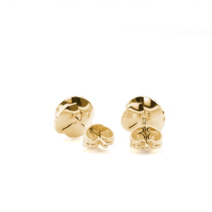 Yellow Gold Diamond Earrings