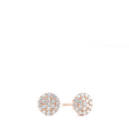 Rose Gold Everyday Diamond Earrings