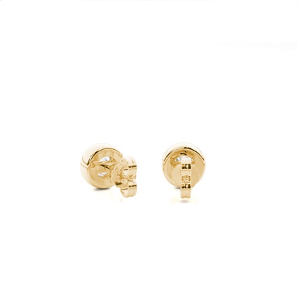 Yellow Gold Diamond Earrings
